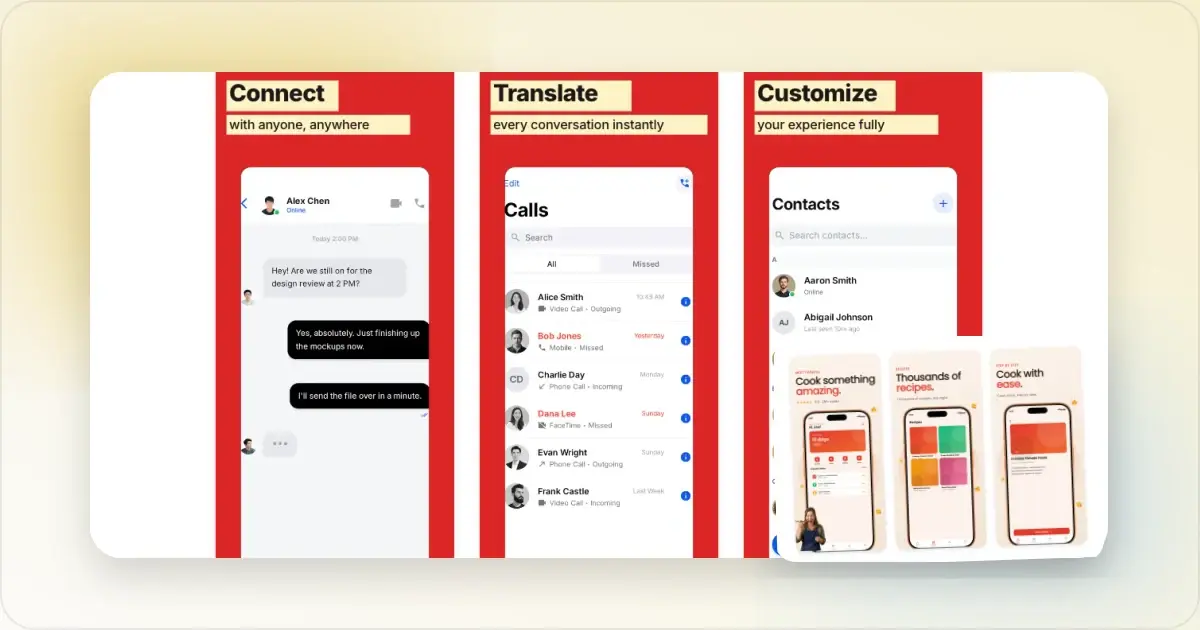 Screenhance store screenshots example for App Store Screenshots for France: A Practical 2026 Guide