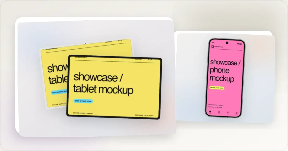 Screenhance mockup guides example for Google Pixel Mockup Guide: Stock Android Marketing in 2026