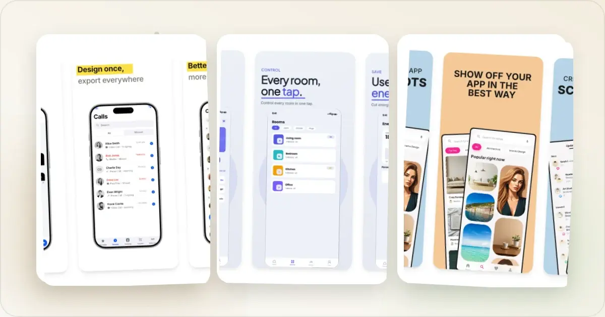 Screenhance store screenshots example for The State of App Store Screenshots in 2026: Data, Conversion & Requirements