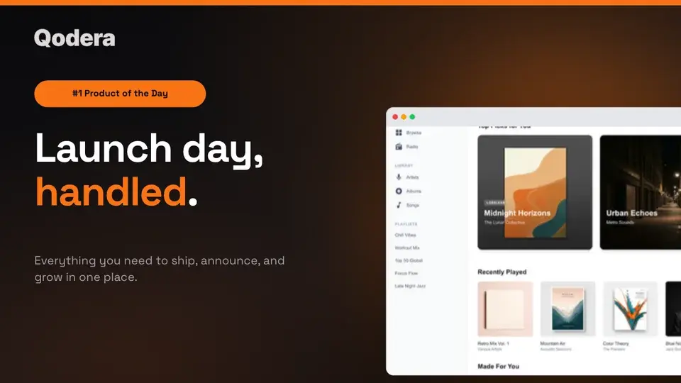 PH Bold Launch editable Screenhance template