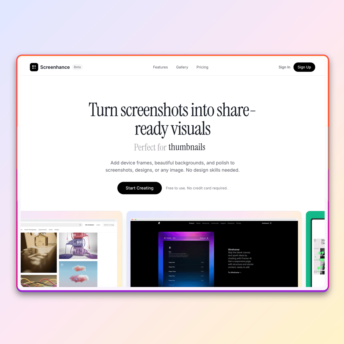 Product screenshot with elegant device frame and professional styling