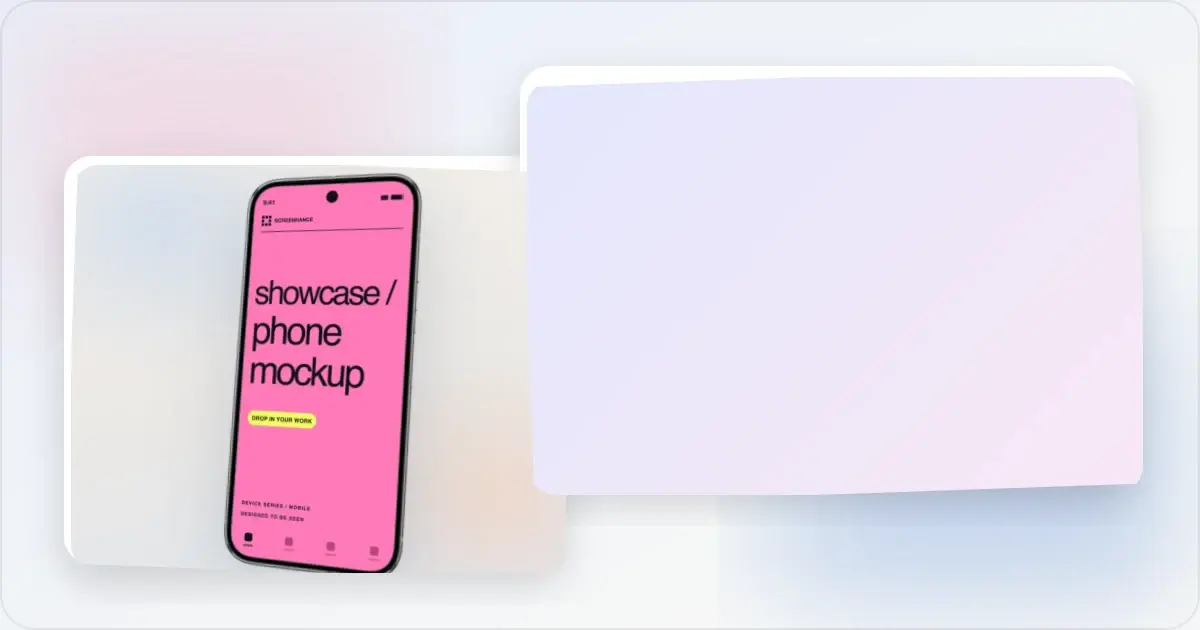 Screenhance mockup guides example for How to Create Compelling Before & After Mockups