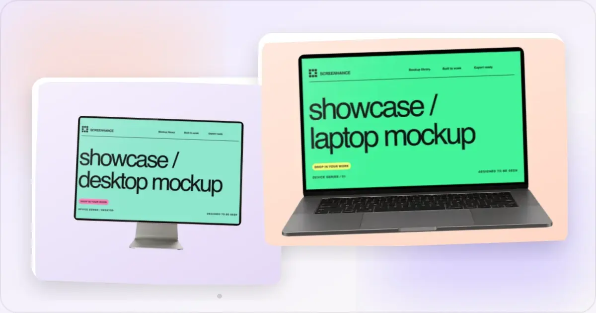 Screenhance mockup guides example for iPhone 15 Pro Mockup Free: Create Professional Mockups in Seconds