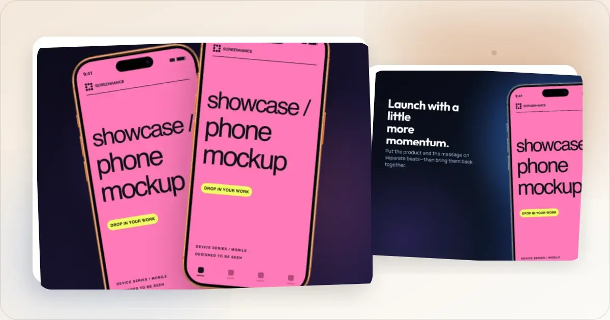 Screenhance motion and demos example for Screenshot Tools in 2026: CleanShot, Screen Studio, and Where Mockup Generators Fit