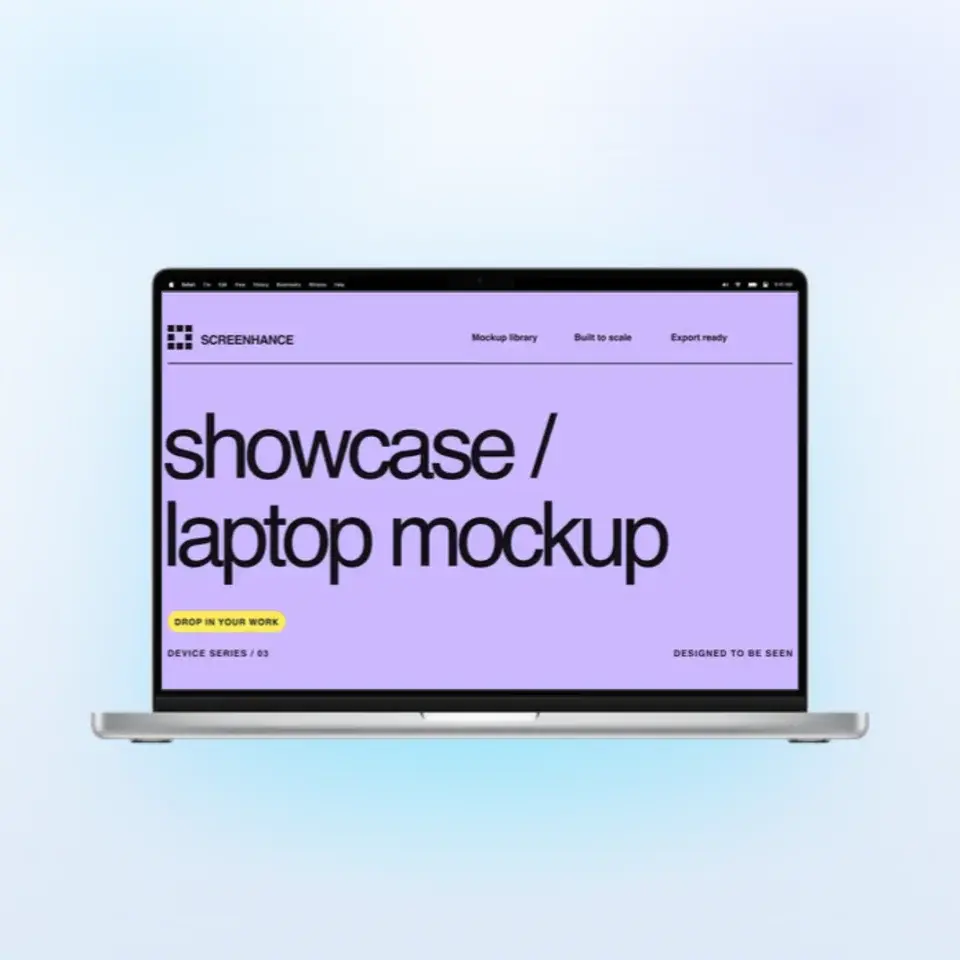 Product Film Sequence editable Screenhance template