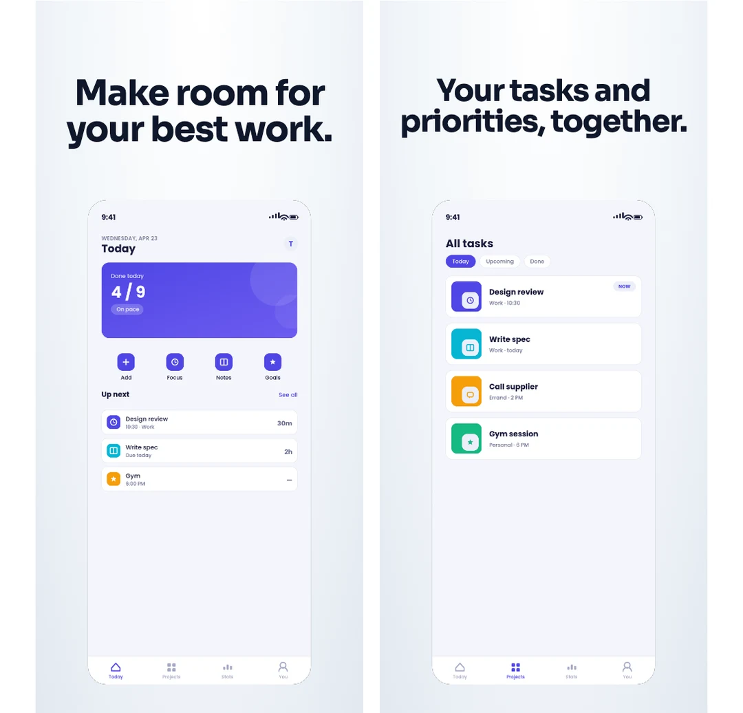 Tempo: App Store screenshot sequence