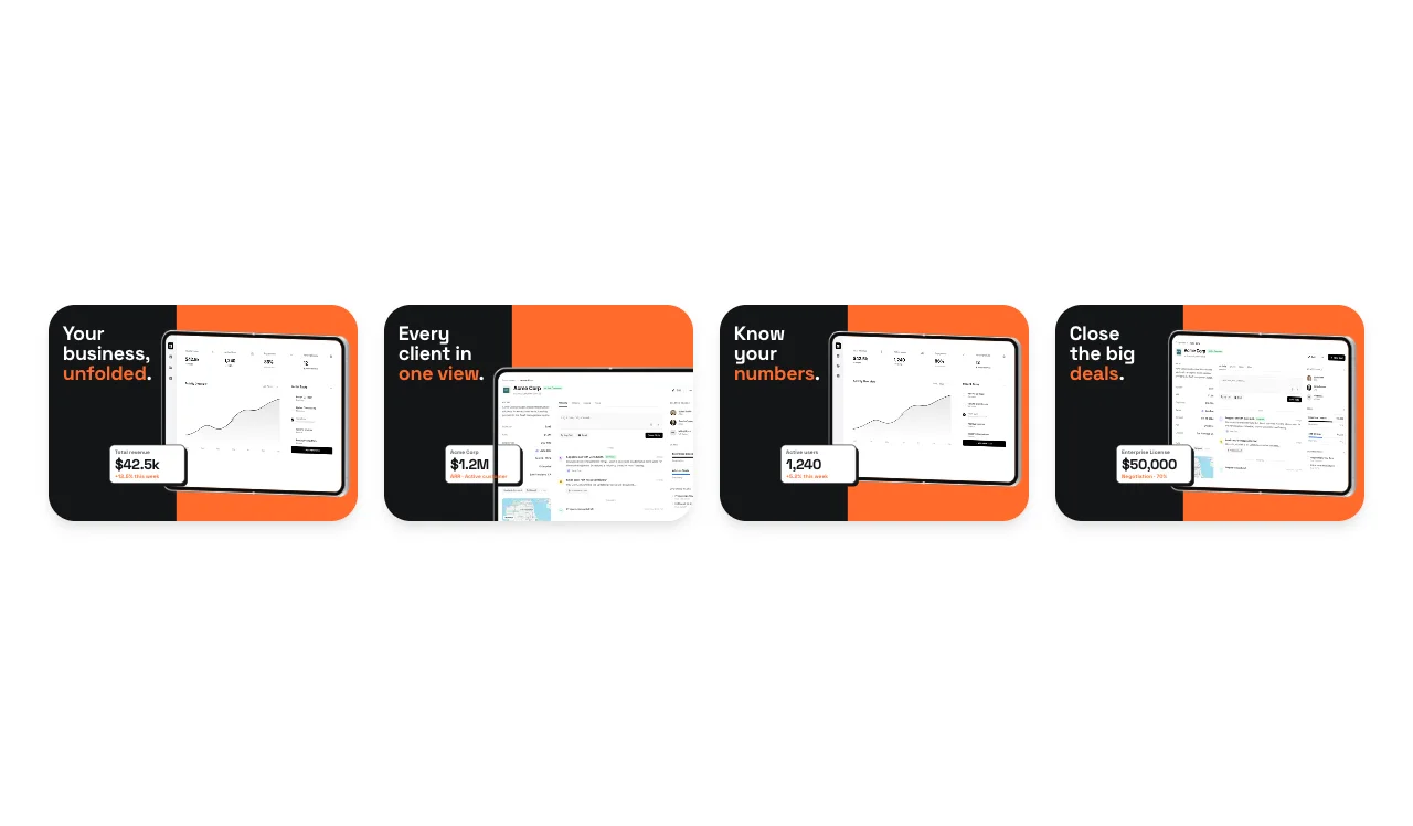 Duo Split Desk App Store screenshot template for iPhone Duo apps