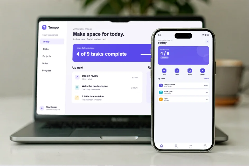 One product across desktop and mobile